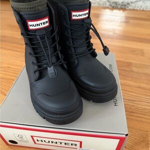 Hunter Black Little Kids Boots- 12T